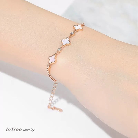 S925 Sterling Silver Mother of Pearl Bracelet