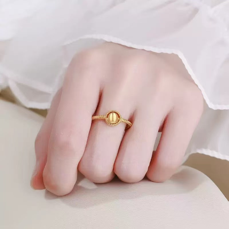 Rotating Planet S925 Sterling Silver Ring