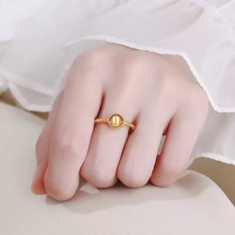 Rotating Planet S925 Sterling Silver Ring