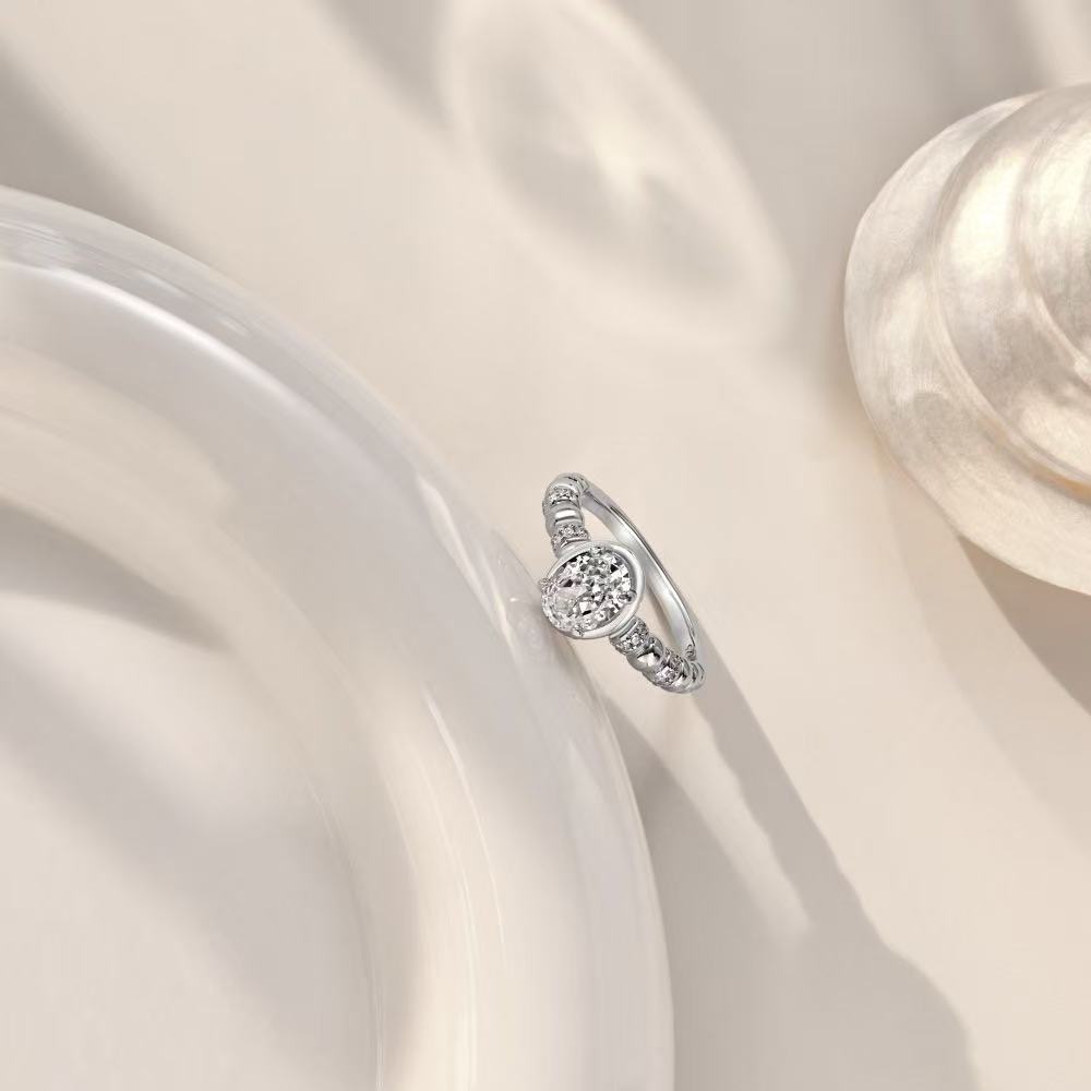 ONEC S925 Sterling Silver Ring with 5A Zircon