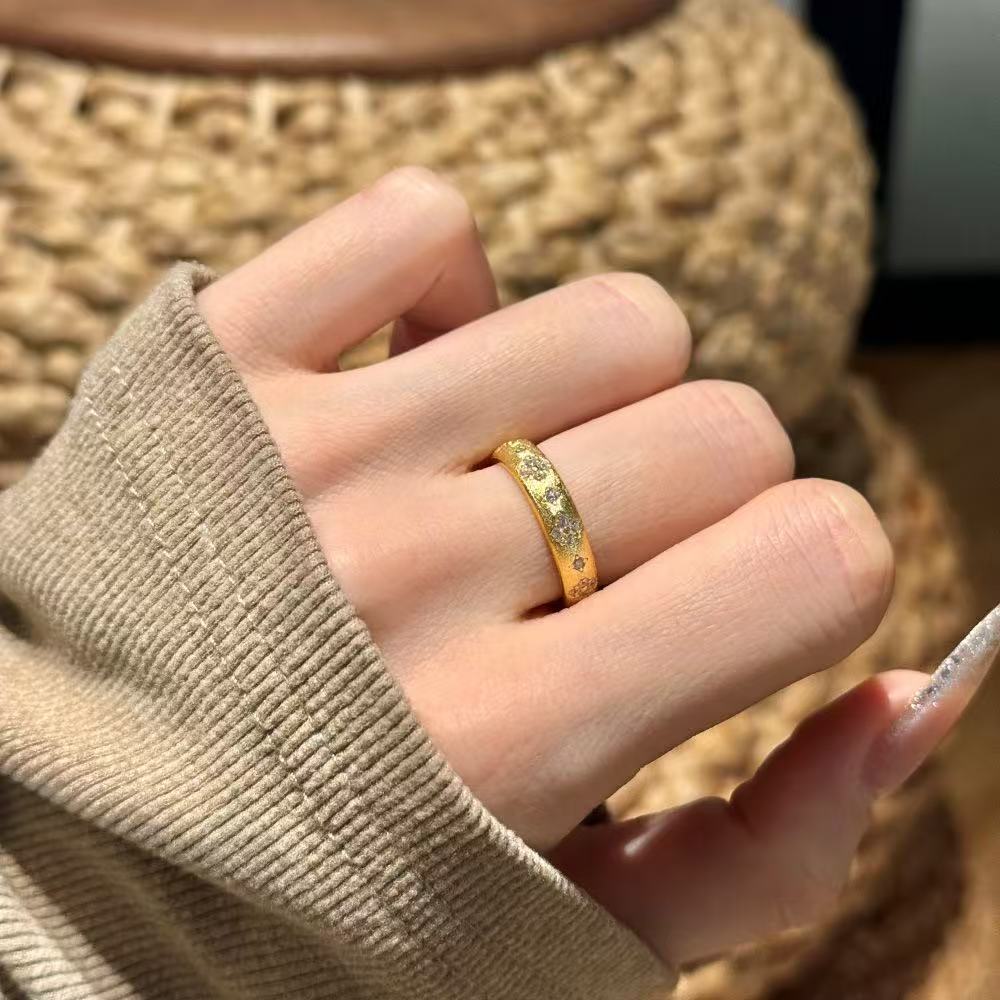 S925 Sterling Silver Classic Ring with 5A Zircon