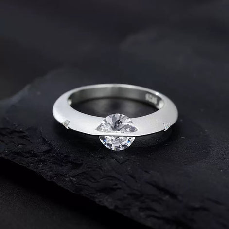 Moissanite Rotating Star S925 Sterling Silver Ring