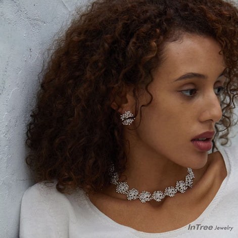 Original Designer - Bursting Sparkles Design Necklace