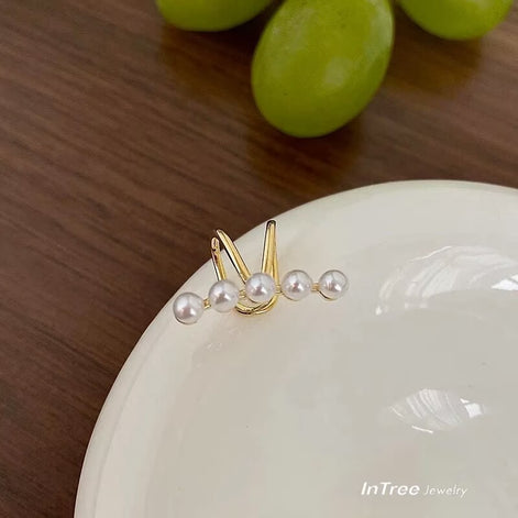 OJD S925 Sterling Silver  Pearl Earring