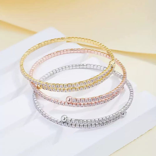 S925 Sterling Silver SMET Bracelet with 5A Zircon