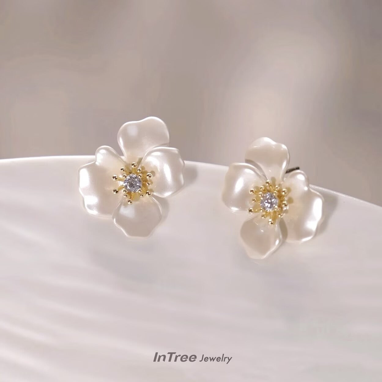 Glaze Dripping Design Earring