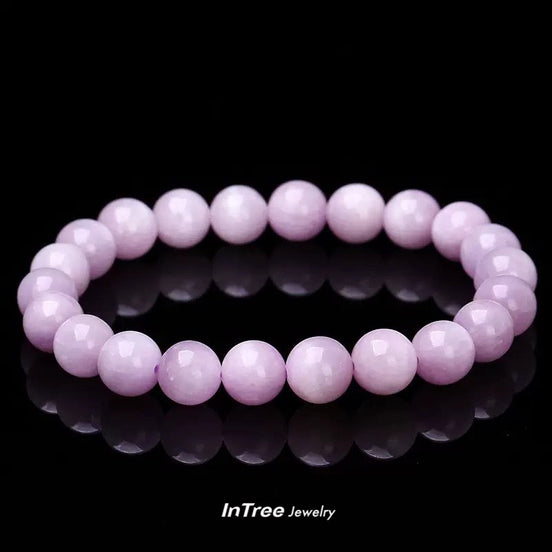 Natural Kunzite Beaded Bracelet