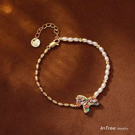 Colorful Pony Necklace SET