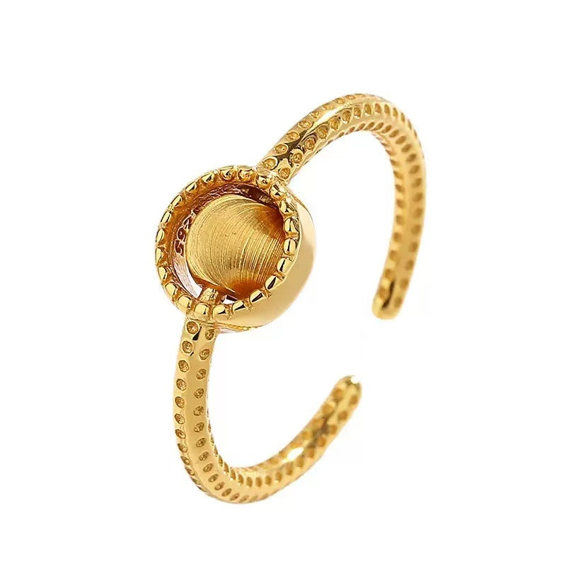 Rotating Planet S925 Sterling Silver Ring