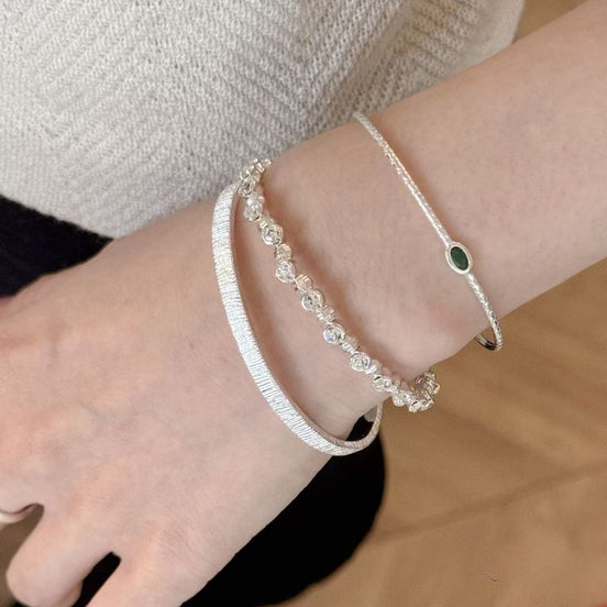 Platinum-Plated Bracelet SET