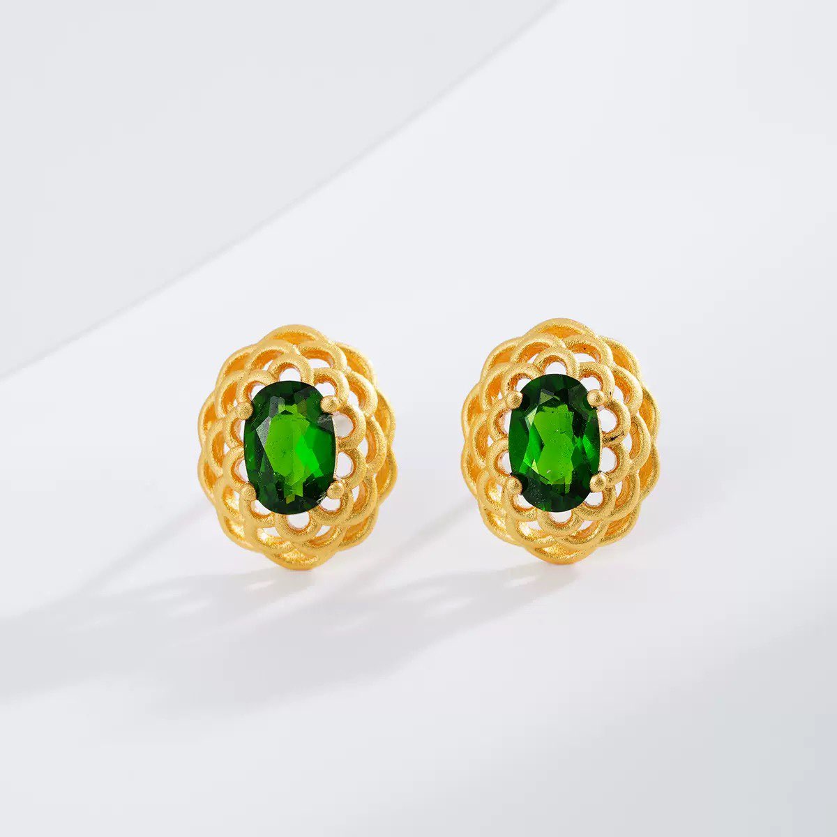 Enchanted Diopside Dream Earring