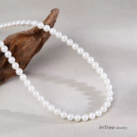 Original Designer -Luster Of Moonlit Pearls Necklace