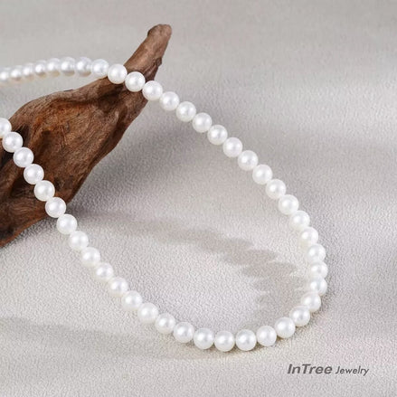 Original Designer -Luster Of Moonlit Pearls Necklace