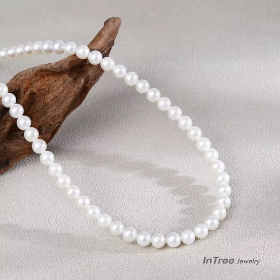 Original Designer -Luster Of Moonlit Pearls Necklace
