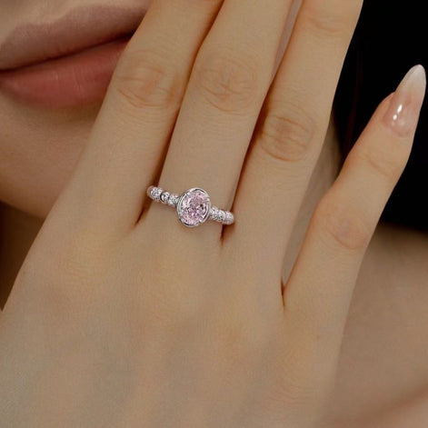 ONEC S925 Sterling Silver Ring with 5A Zircon