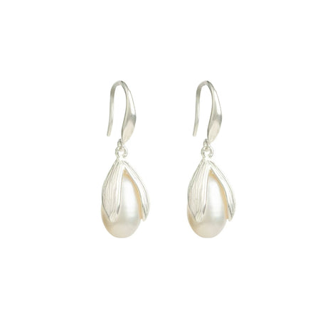 SHSJ S925 Sterling Silver Pearl Earring