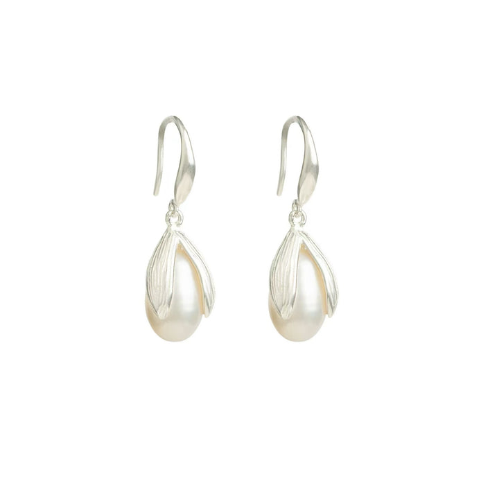 SHSJ S925 Sterling Silver Pearl Earring