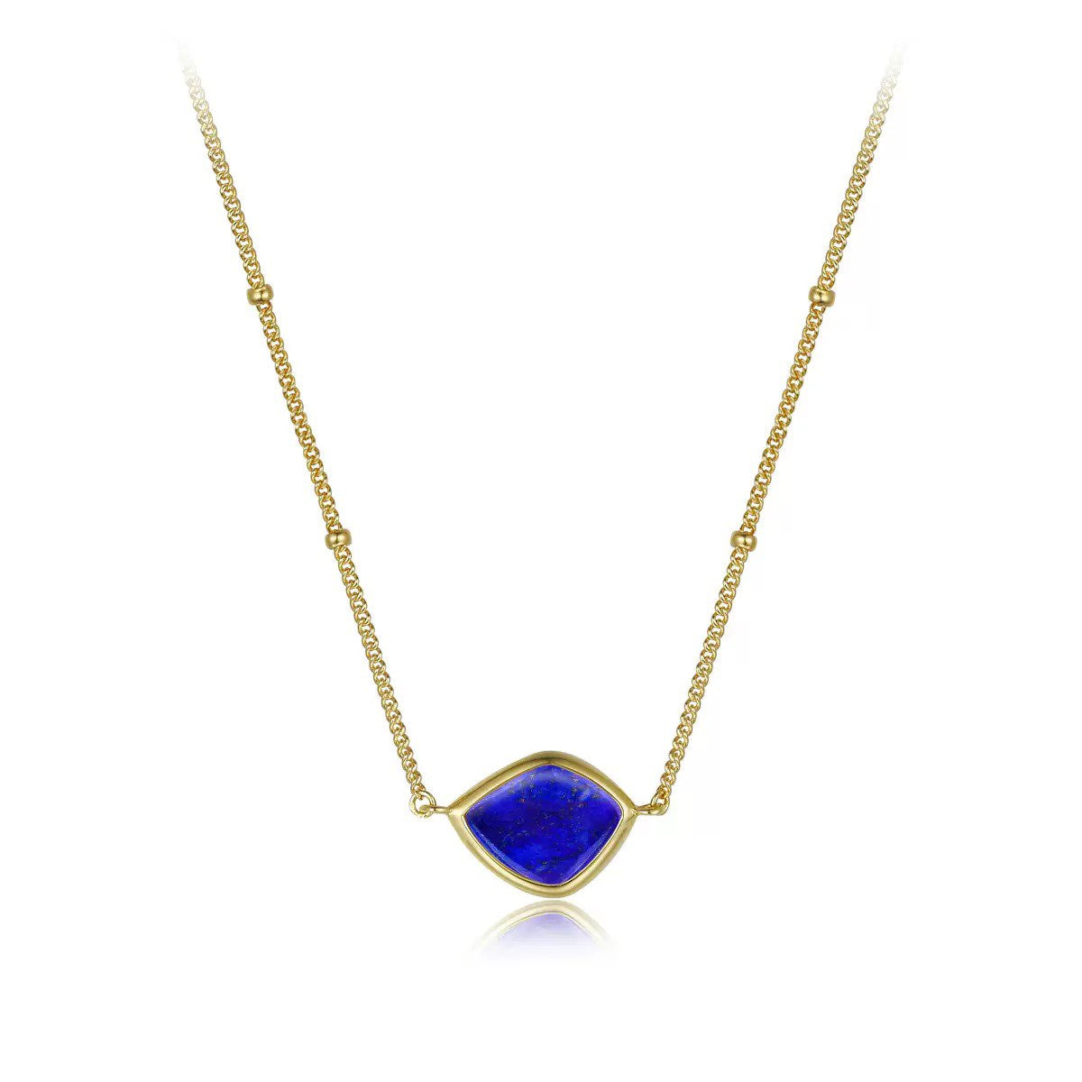 Original Designer -Lapis Deep Celestial Breath Necklace