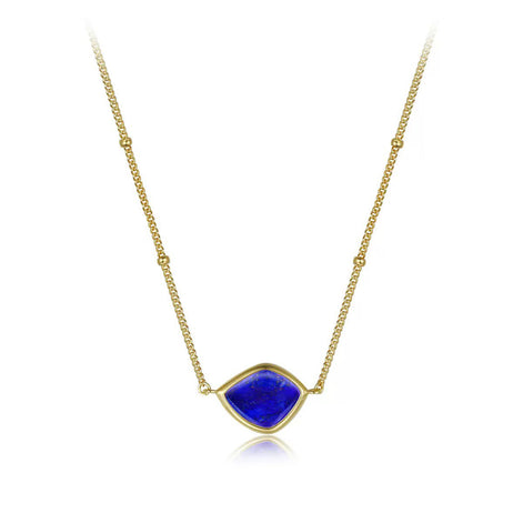Original Designer -Lapis Deep Celestial Breath Necklace