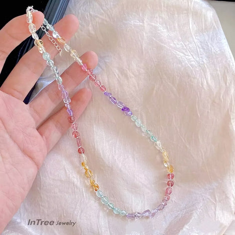 Natural Ametrine Colorful Necklace