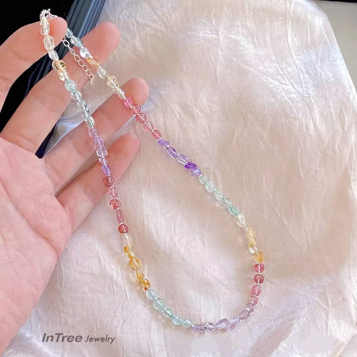 Natural Ametrine Colorful Necklace