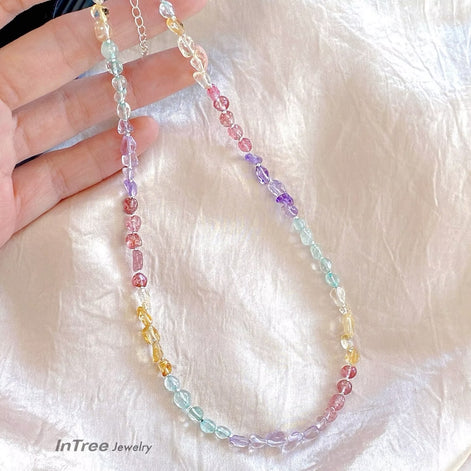 Natural Ametrine Colorful Necklace