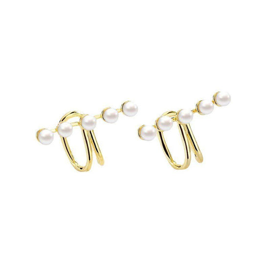 OJD S925 Sterling Silver  Pearl Earring