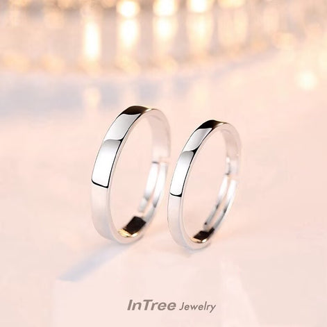 S925 Sterling Silver Couple Rings
