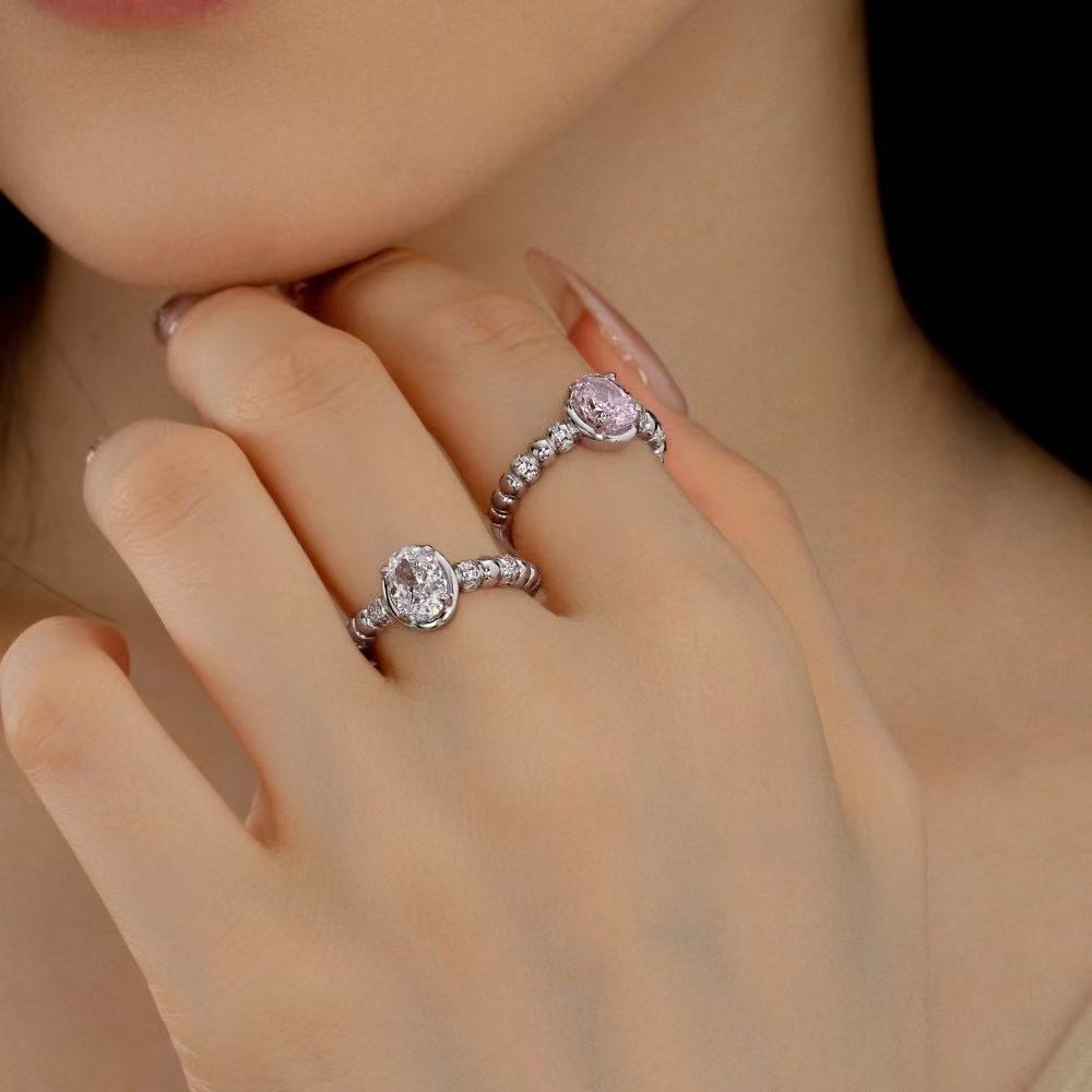 ONEC S925 Sterling Silver Ring with 5A Zircon