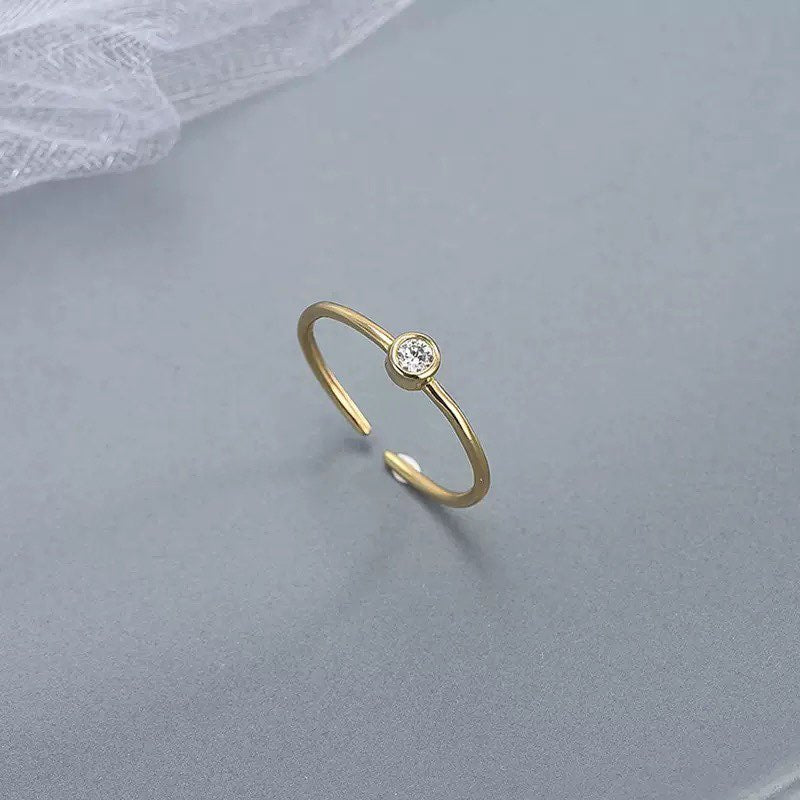Minimalist Open Design S925 Sterling Silver Ring