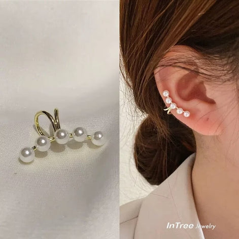OJD S925 Sterling Silver  Pearl Earring