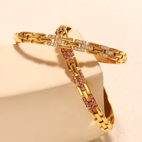 18K Gold Plated SPZ Bracelet