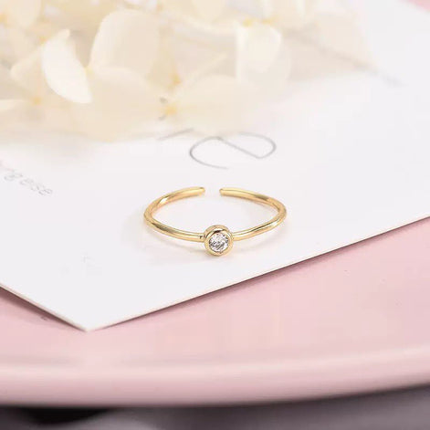 Minimalist Open Design S925 Sterling Silver Ring