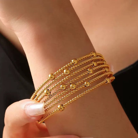 Multi-layered Open Design Bracelet