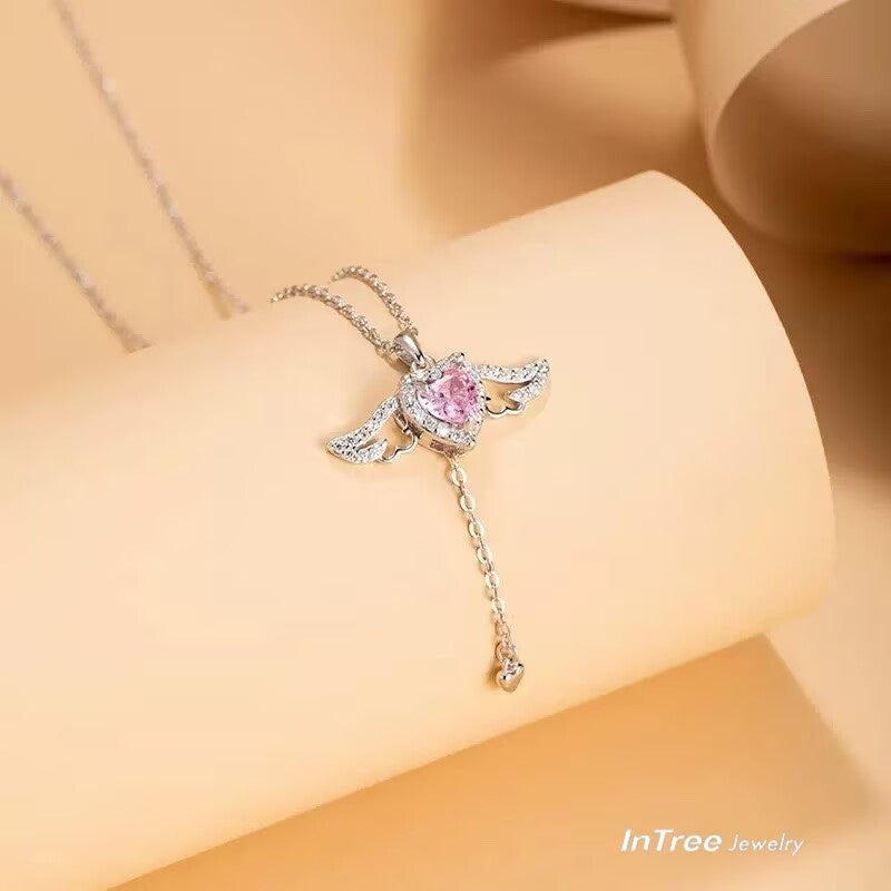 Cupid's Heart S990 Sterling Silver Necklace