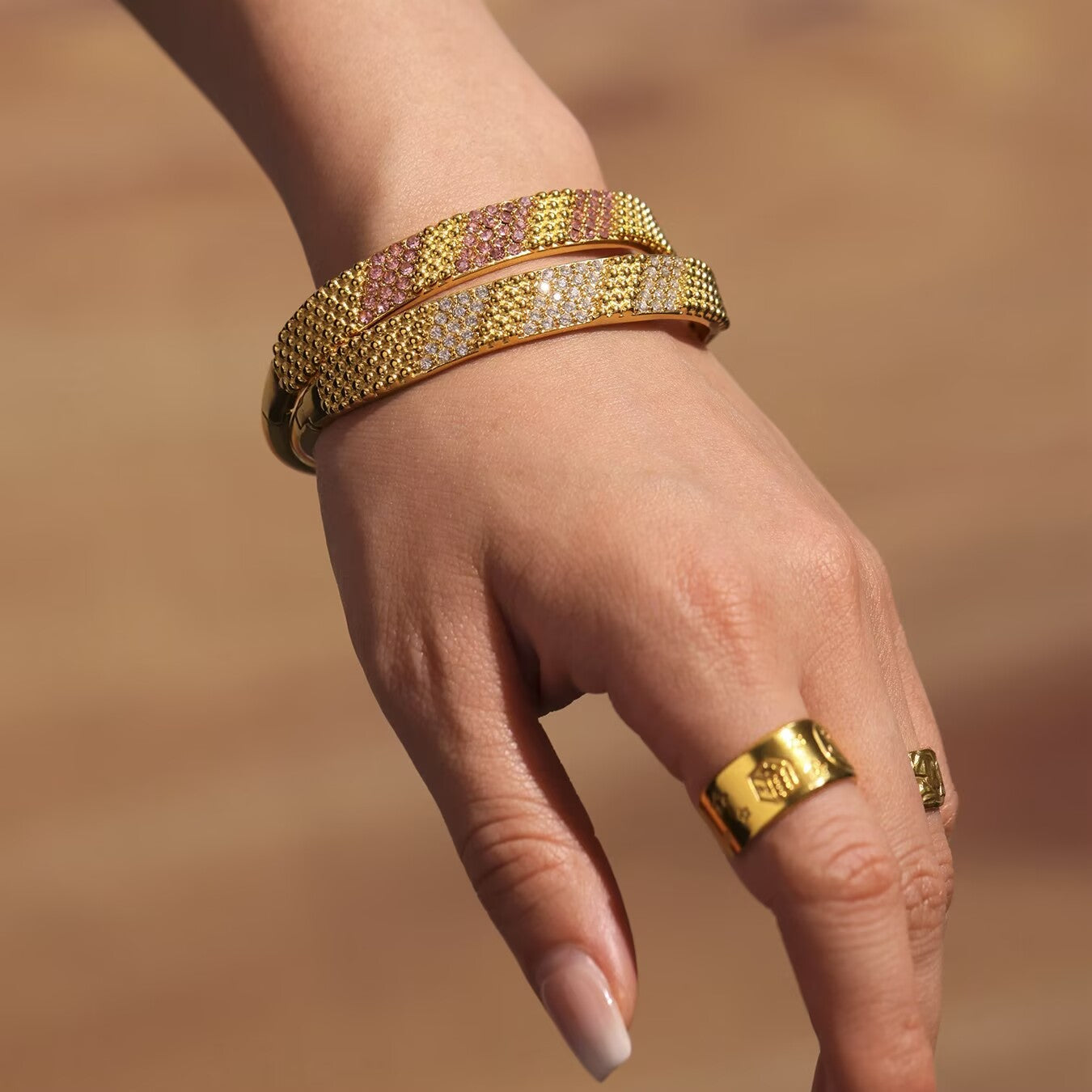 Three Rows Diamond Bracelet