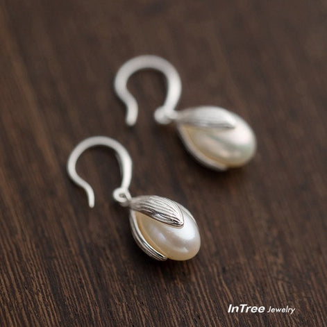 SHSJ S925 Sterling Silver Pearl Earring