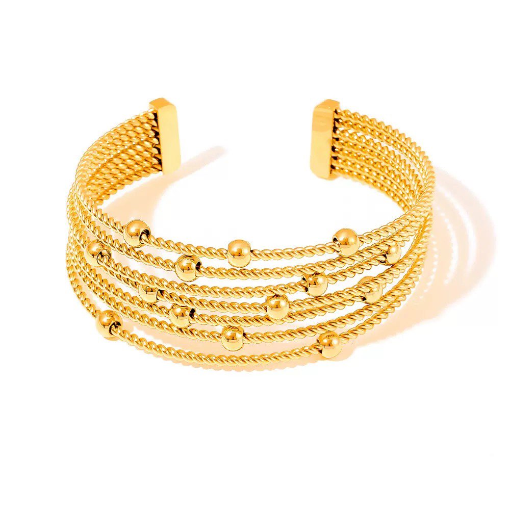 Multi-layered Open Design Bracelet
