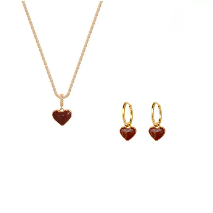 LHP Two-sided Design Necklace & Earring SET
