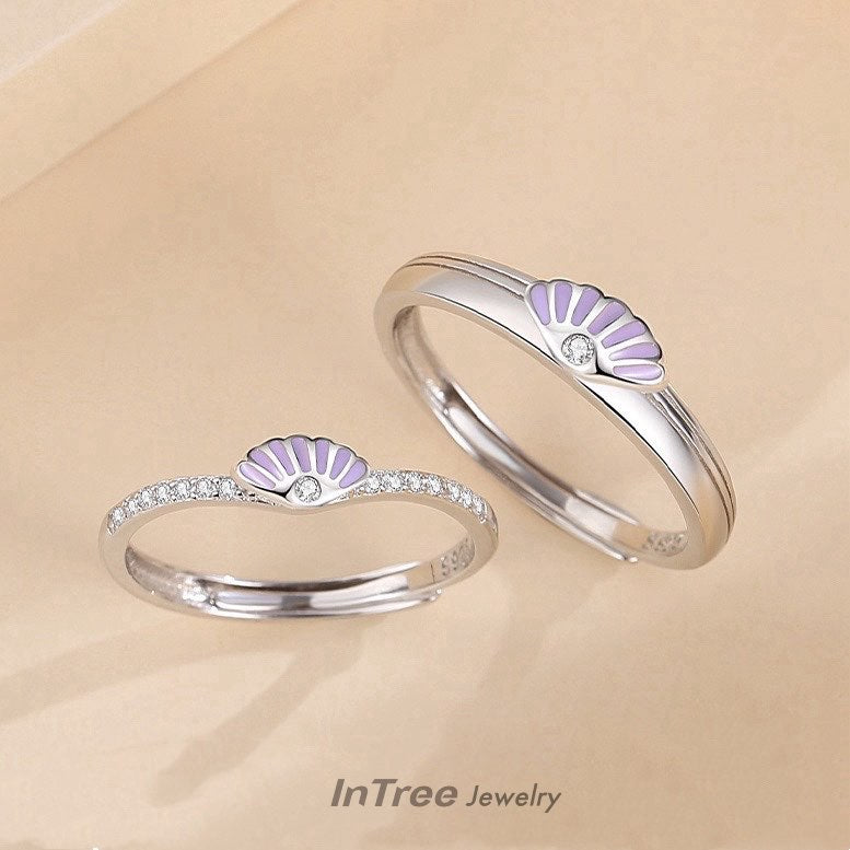 S925 Sterling Silver Couple Rings