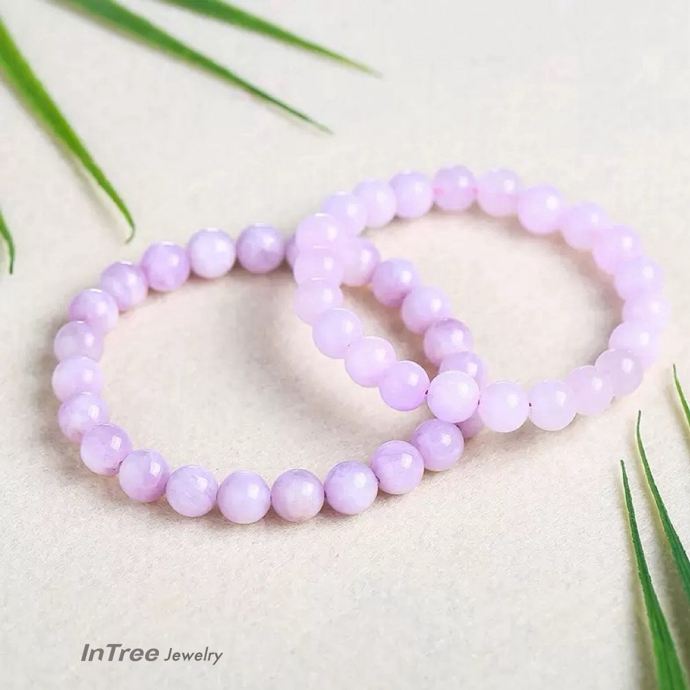 Natural Kunzite Beaded Bracelet