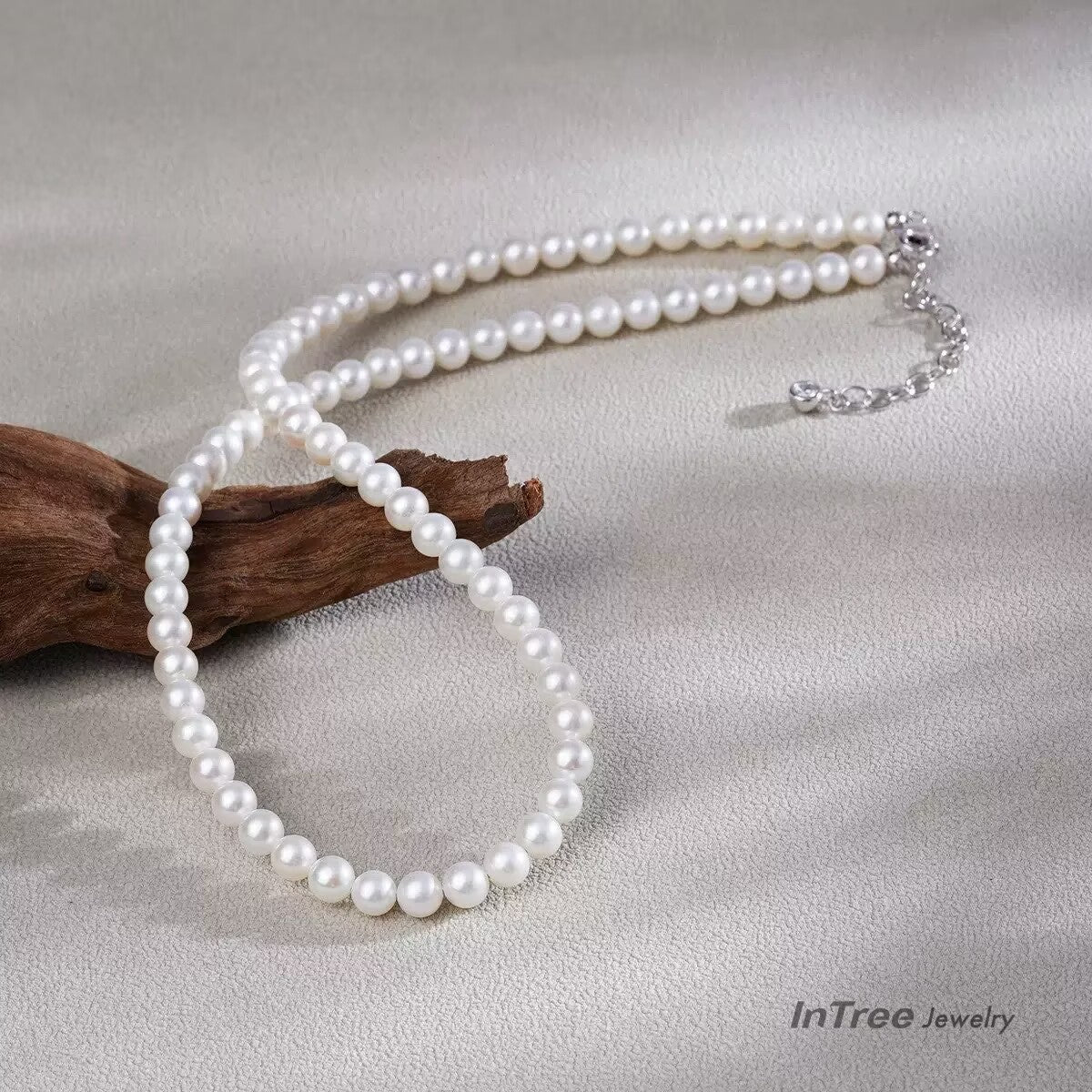 Original Designer -Luster Of Moonlit Pearls Necklace