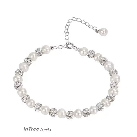 Natural Freshwater Pearl Beaded Bracelet