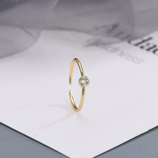 Minimalist Open Design S925 Sterling Silver Ring