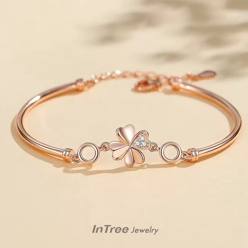 S999 Silver Four Leaf Clover SET