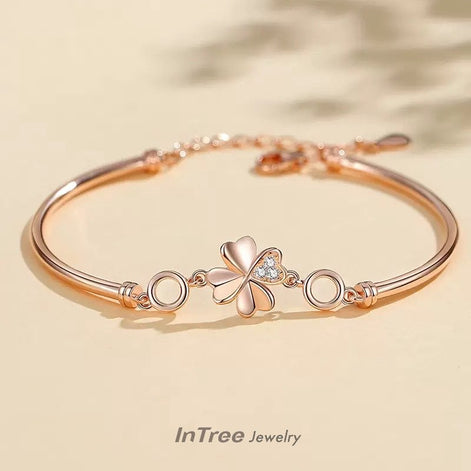 S999 Silver Four Leaf Clover SET