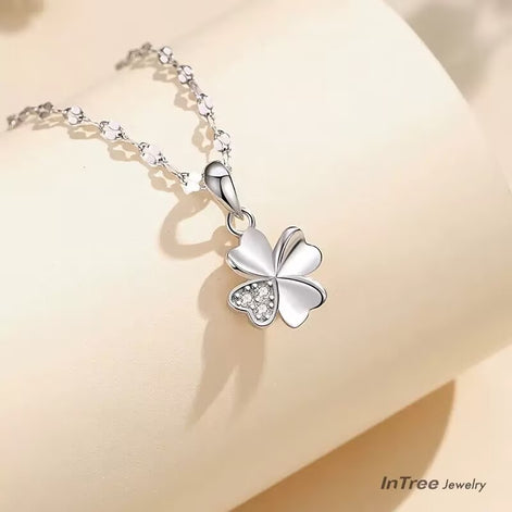S999 Silver Four Leaf Clover SET