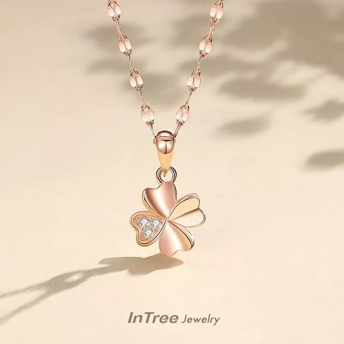 S999 Silver Four Leaf Clover SET