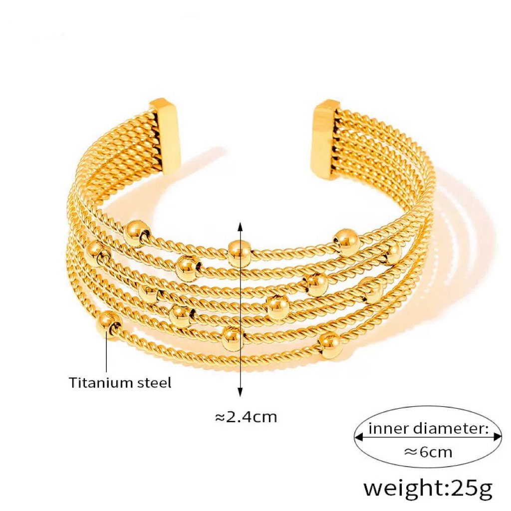 Multi-layered Open Design Bracelet