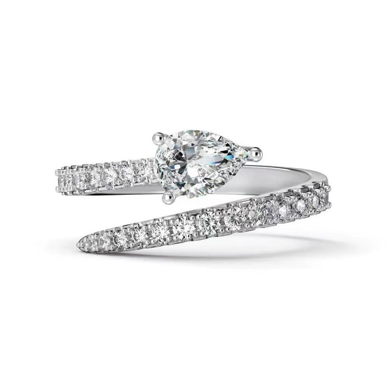 HSD S925 Sterling Silver Ring with 5A Zircon